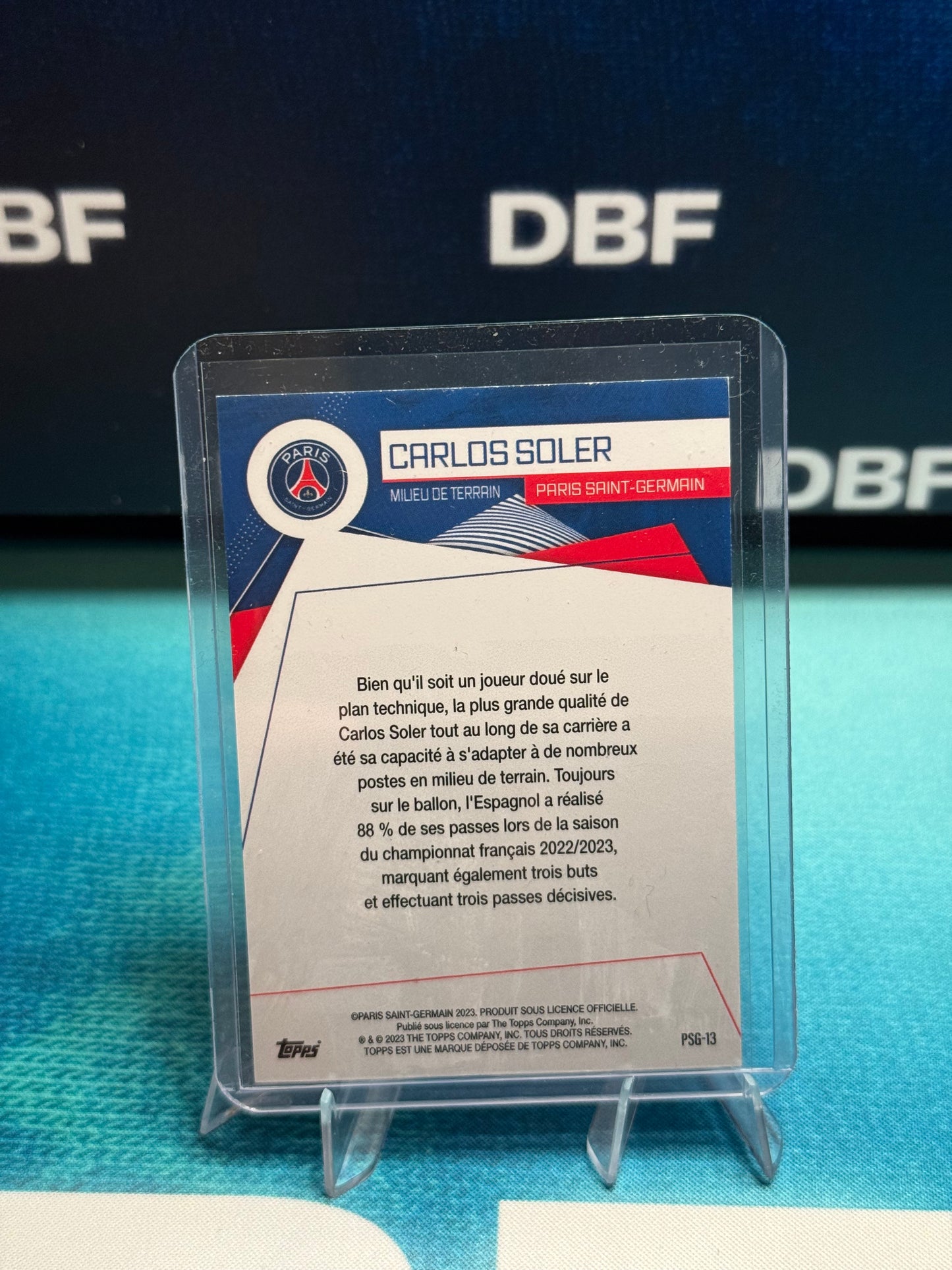 Topps PSG Fan Set 23/24 Carlos Soler 109/399