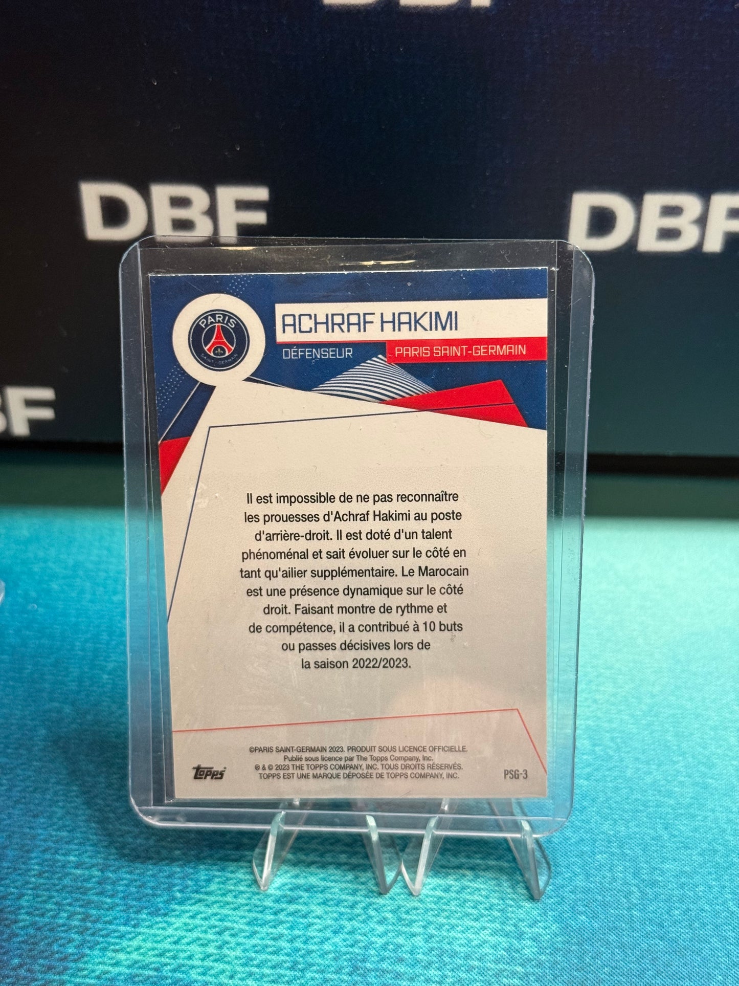 Topps PSG Fan Set 23/24 Achraf Hakimi 07/50