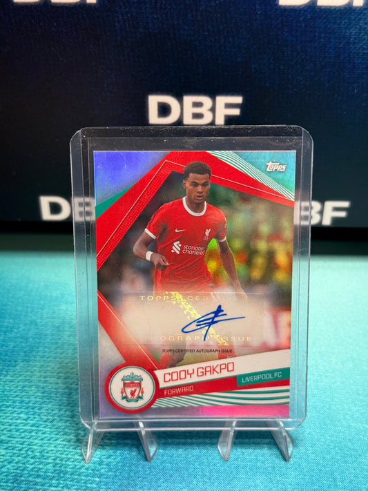 Topps Liverpool Fan Set 2023/24 Cody Gakpo Auto
