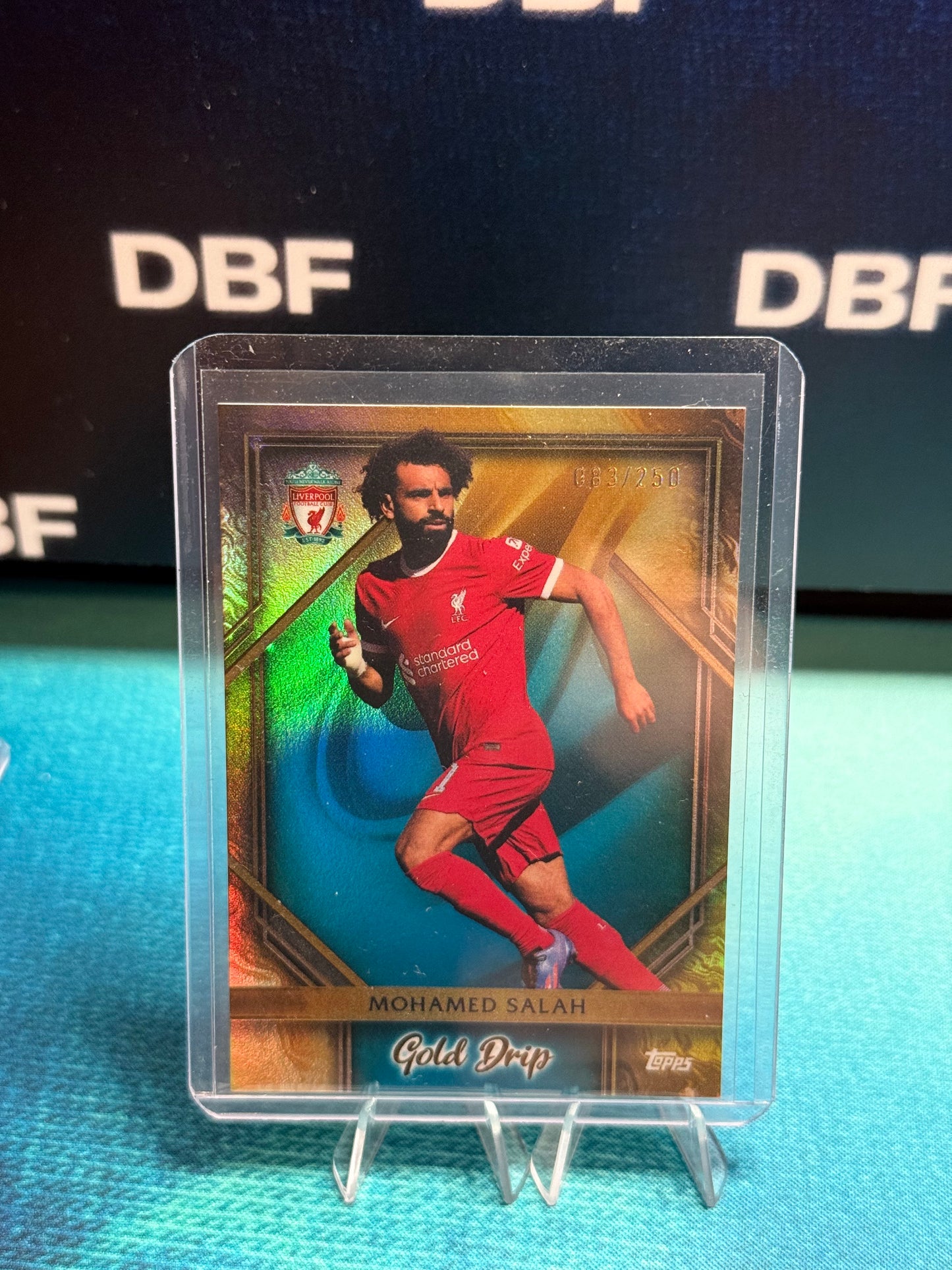 Topps Liverpool Team Set 2023/24 Mohamed Salah Numbered 83/250