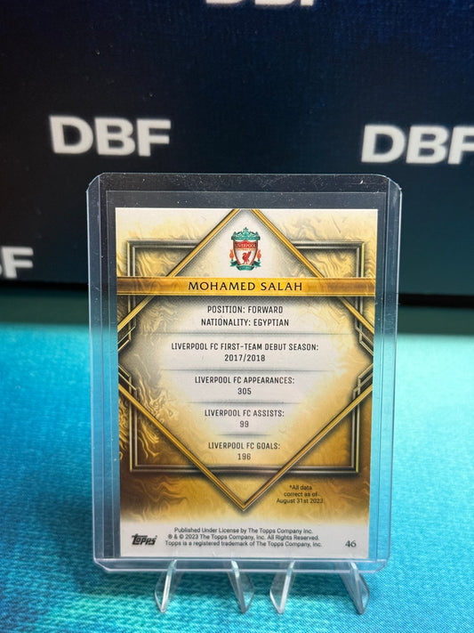 Topps Liverpool Team Set 2023/24 Mohamed Salah Numbered 83/250