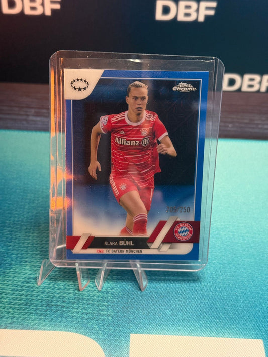 2022-23 Topps Chrome Womens UWCL Klara Buhl /250